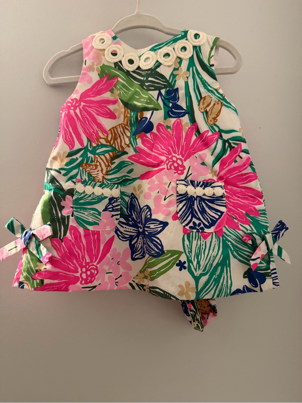 Lilly Pulitzer Tropical Floral Dress 6-12M